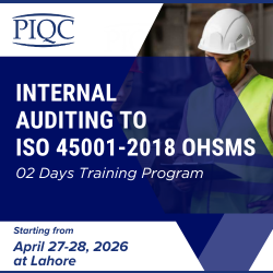 Occupational Health & Safety Auditing to ISO 45001:2018 OHSMS