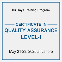 CERTIFICATE IN QUALITY ASSURANCE LEVEL-1