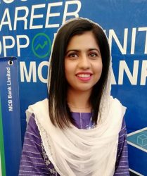 Saba Bilal, Unit Head Employee Relations and DA at MCB